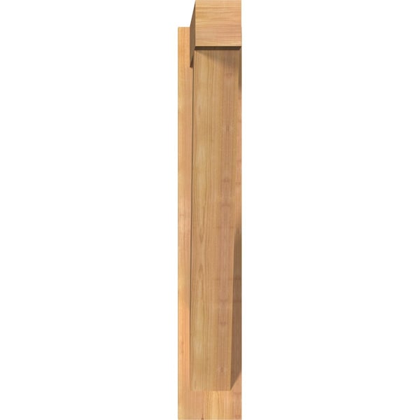 Traditional Block Smooth Outlooker, Western Red Cedar, 5 1/2W X 26D X 34H